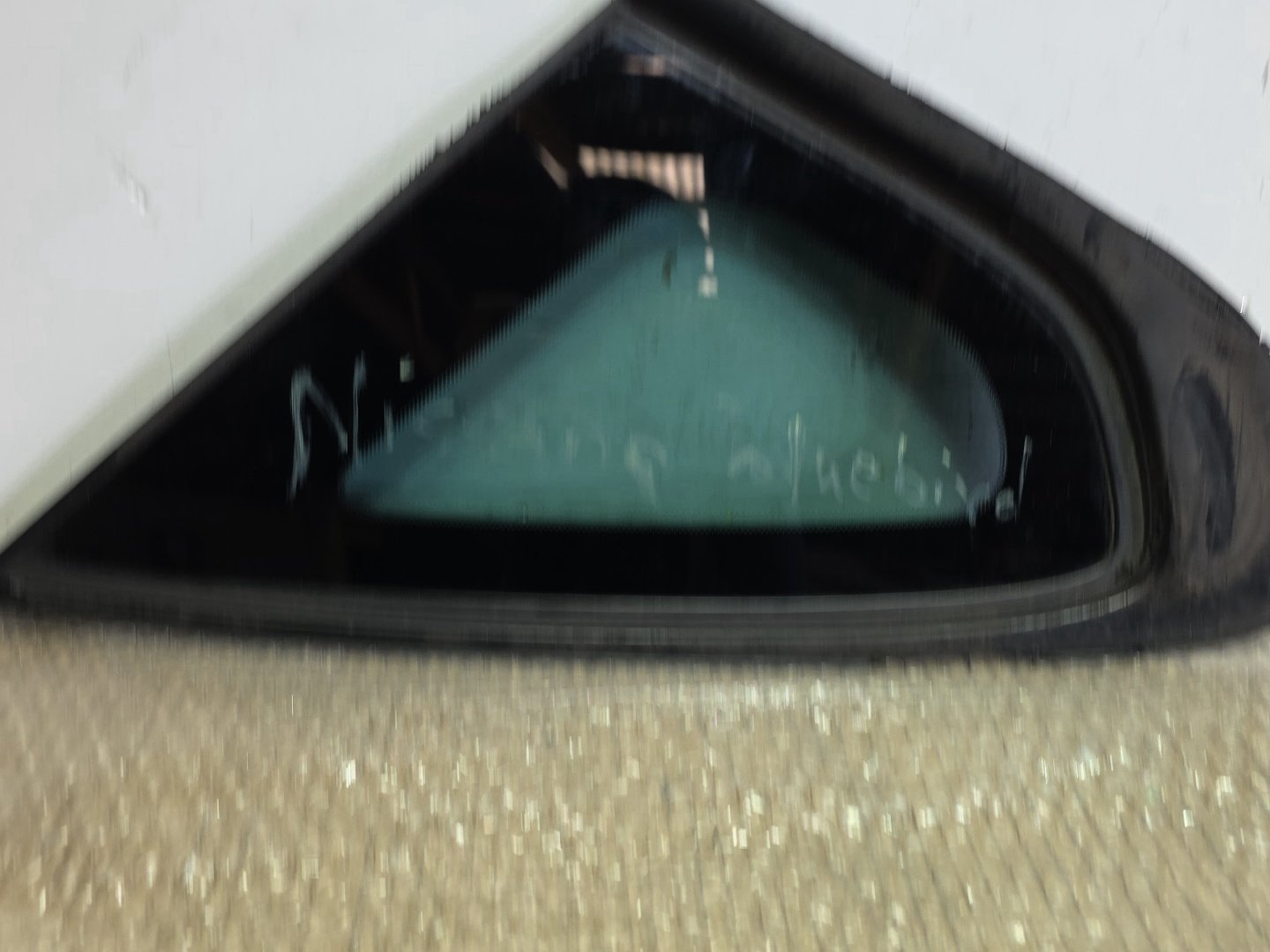 2006 Nissan Bluebird- Left Rear Quarter Door Glass PN: M282