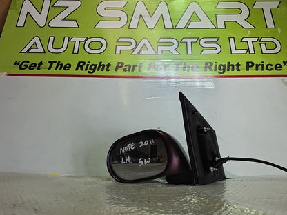 2011 Nissan March- Left Door Mirror PN: 5 wires