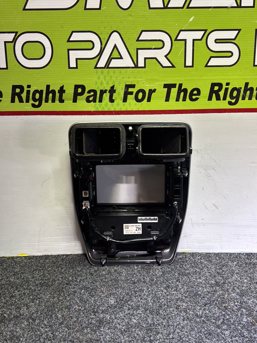 2012 Nissan Leaf - Dash Top Centre Panel