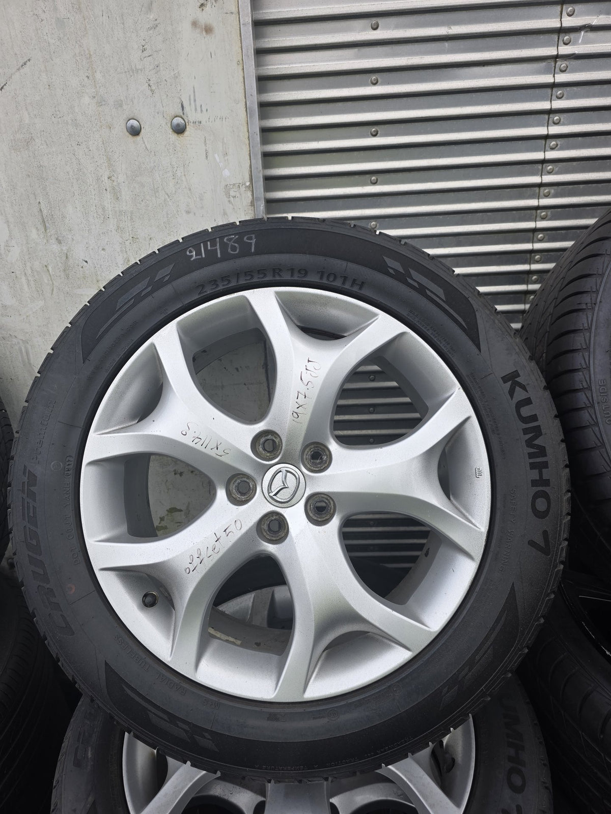 Mazda Mag Wheel Set PN: Stud Pattern 5x114.3/ Wheel Size 19x7.5JJ/ Offset 50