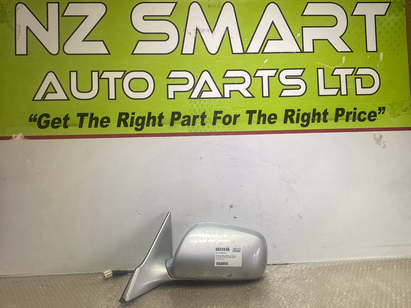 2005 Used Toyota Mark X- Left Door Mirror PN: 7 wires