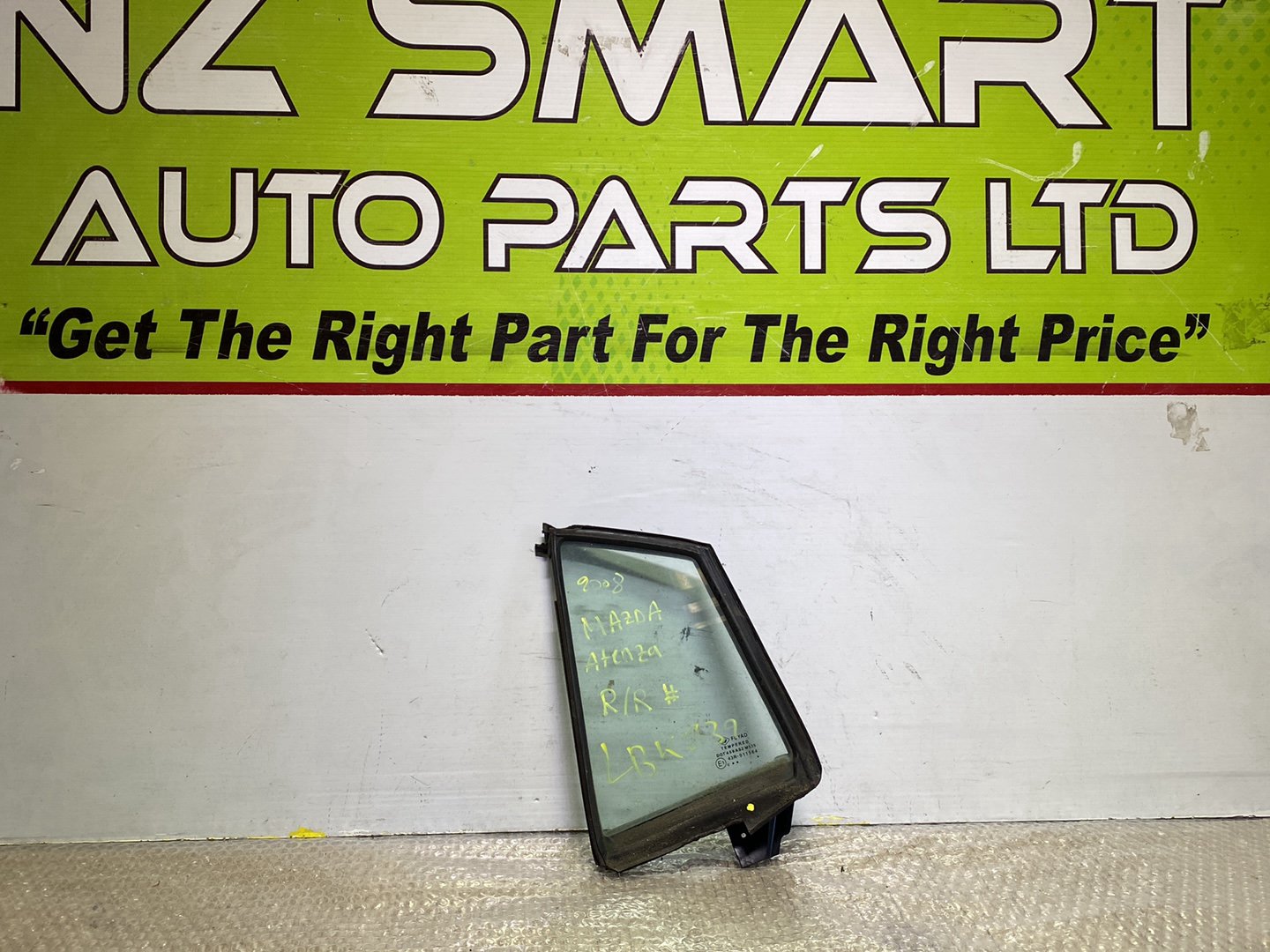2008 Mazda Atenza- Right Rear Quarter Door Glass PN: M535