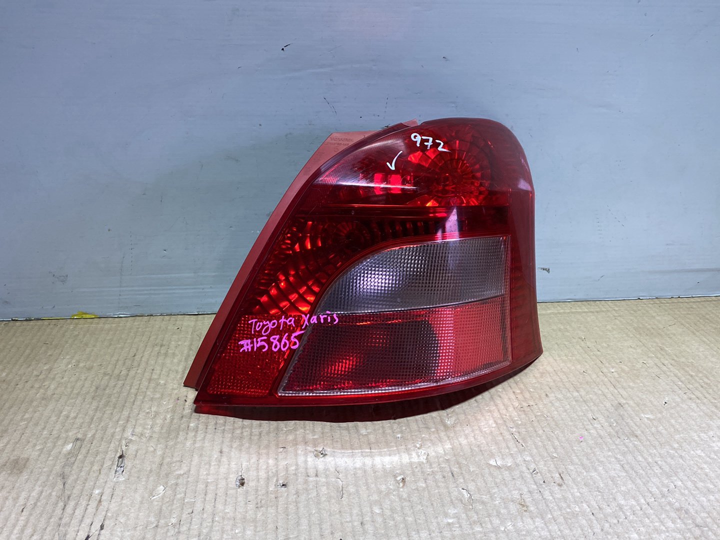 2007 Toyota Yaris - Right Taillight PN: Koito 52-143