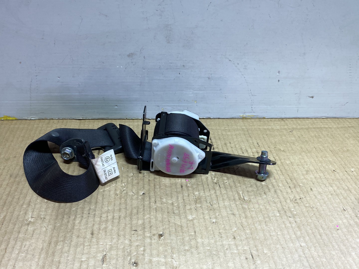 2008 Honda Accord - Left Rear Seat Belt