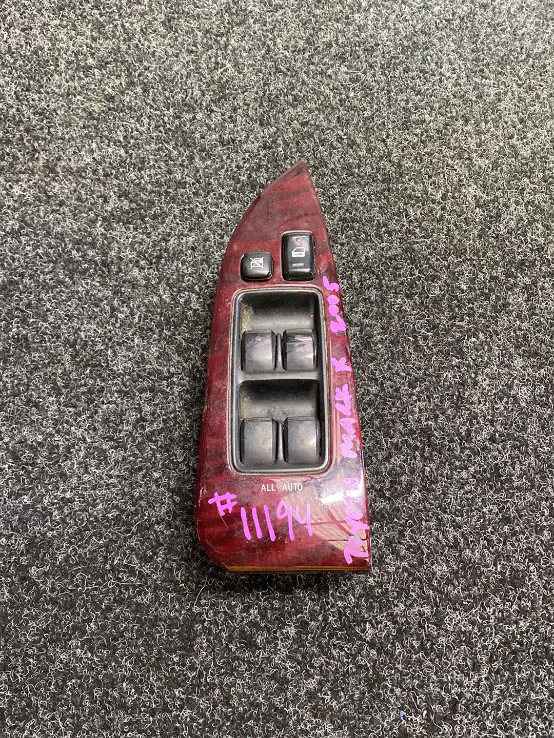 2005 Used Toyota Mark X- Master Power Window Switch PN: 84040-22120