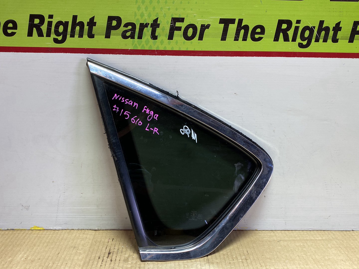 2006 Nissan Fuga Y50 - Left Rear Quarter Door Glass