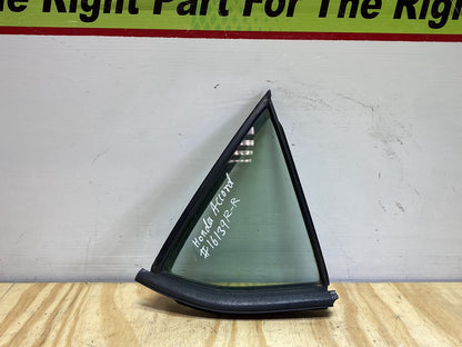 2000 Honda Accord - Right Rear Quarter Door Glass