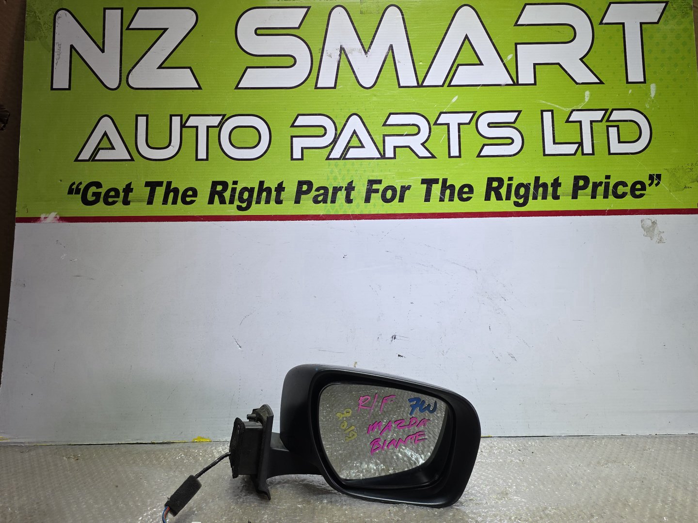 2012 Mazda Biante- Right Door Mirror PN: 7 wires