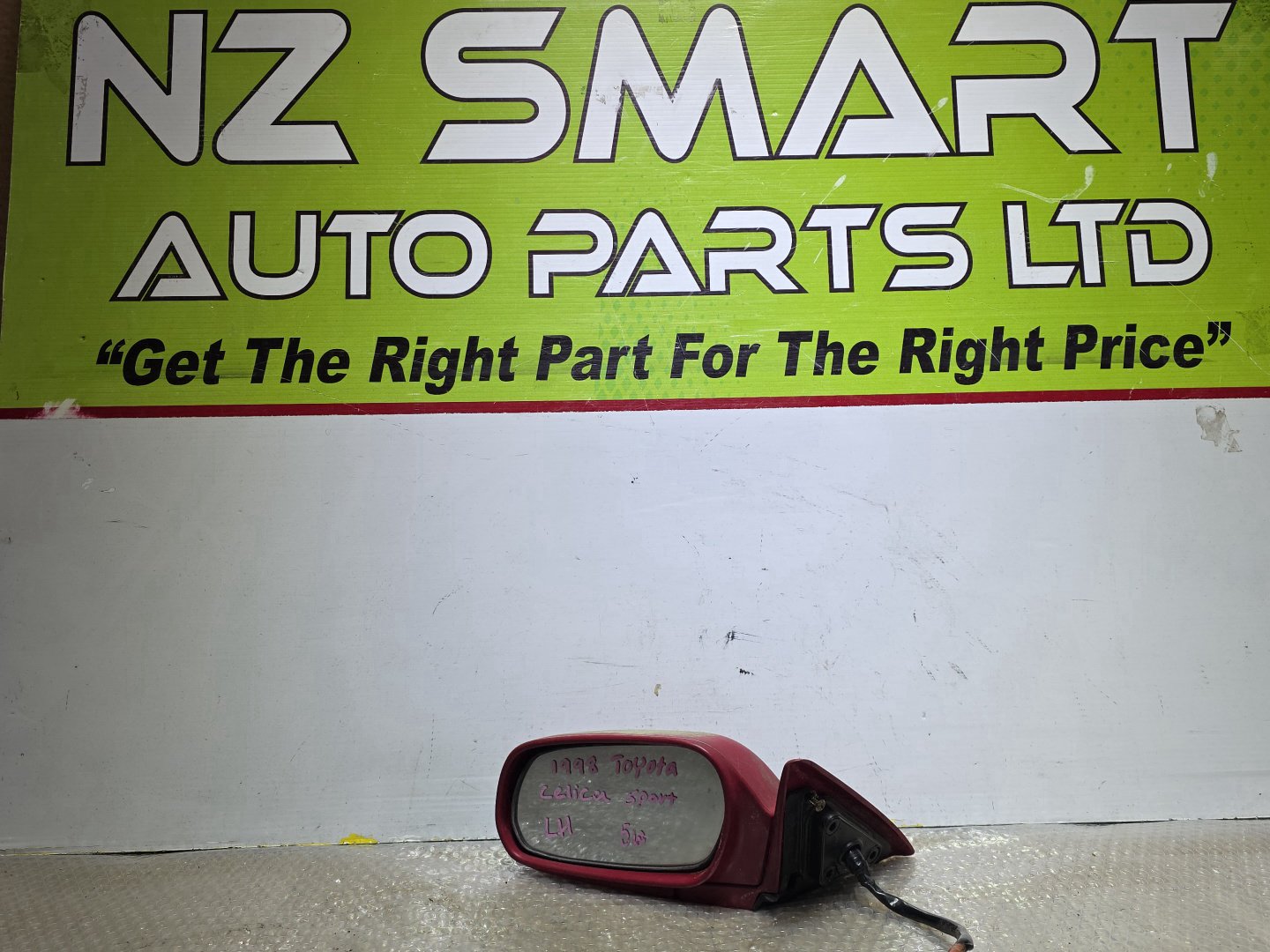 1998  Used Toyota Celica- Left Door Mirror PN: 5 wires