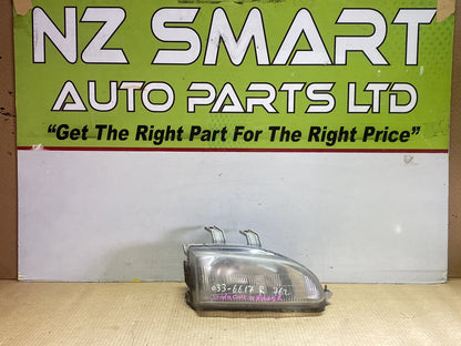 1994 Honda Civic - Right Headlight PN: STANLEY 033-6617