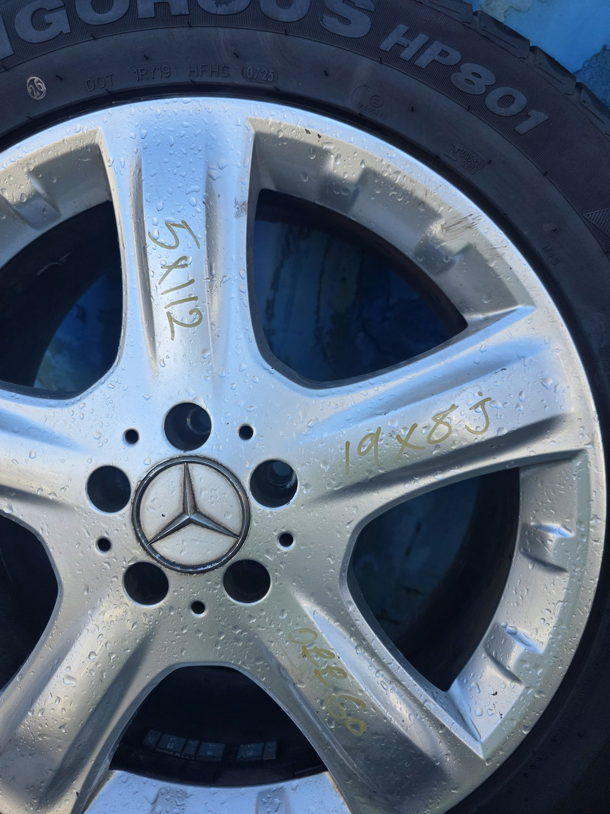 Mercedes Benz Mag Wheel Set PN: Stud Pattern 5x112/ Wheel Size 19x8JJ/ Offset 60