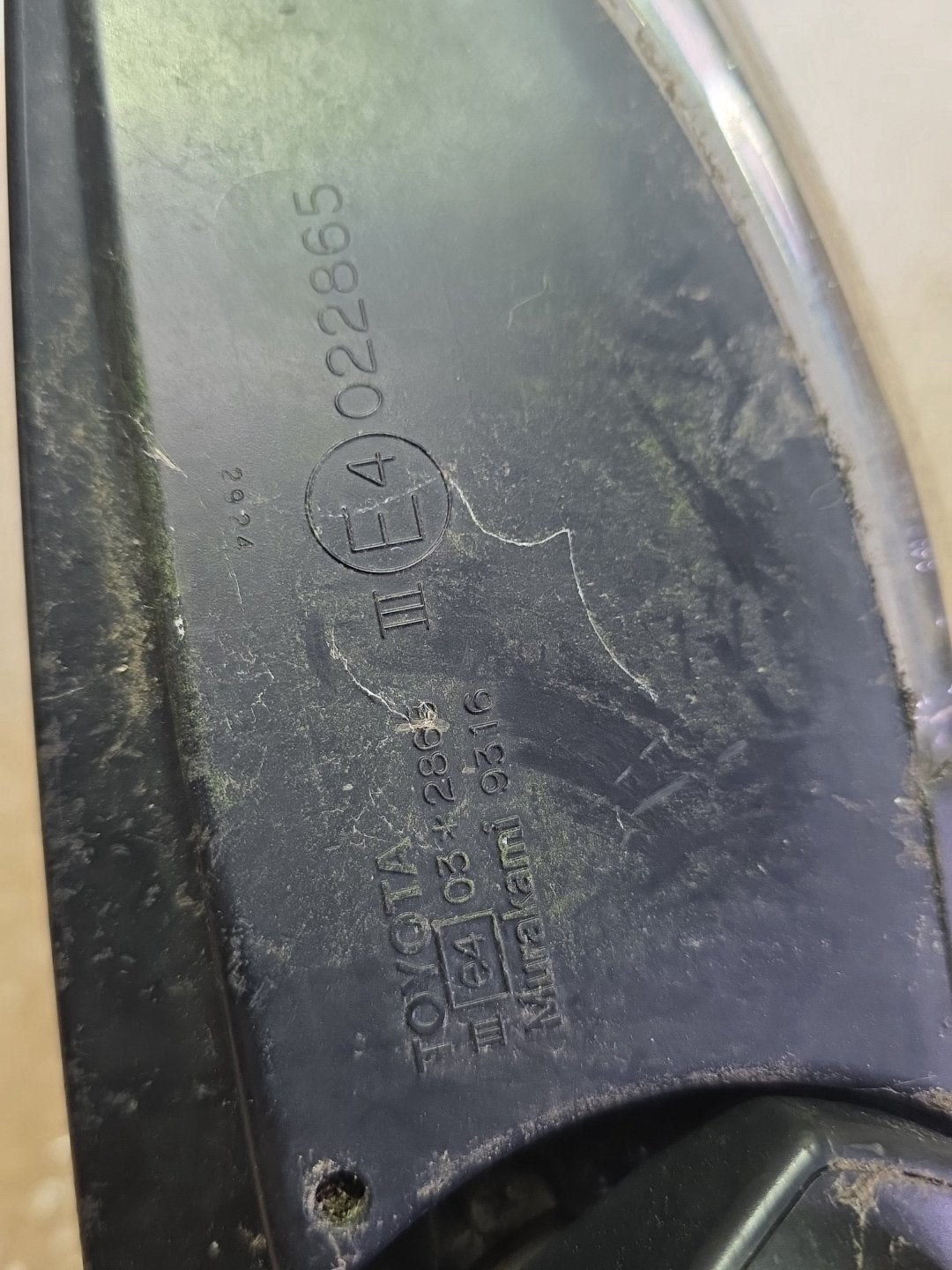 2009 Used Toyota Prius - Right Door Mirror PN: 7 wires