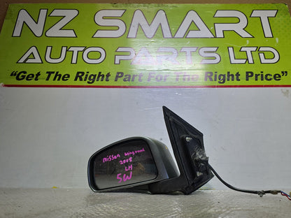 2008 Nissan Wingroad- Left Door Mirror PN: 5 wires