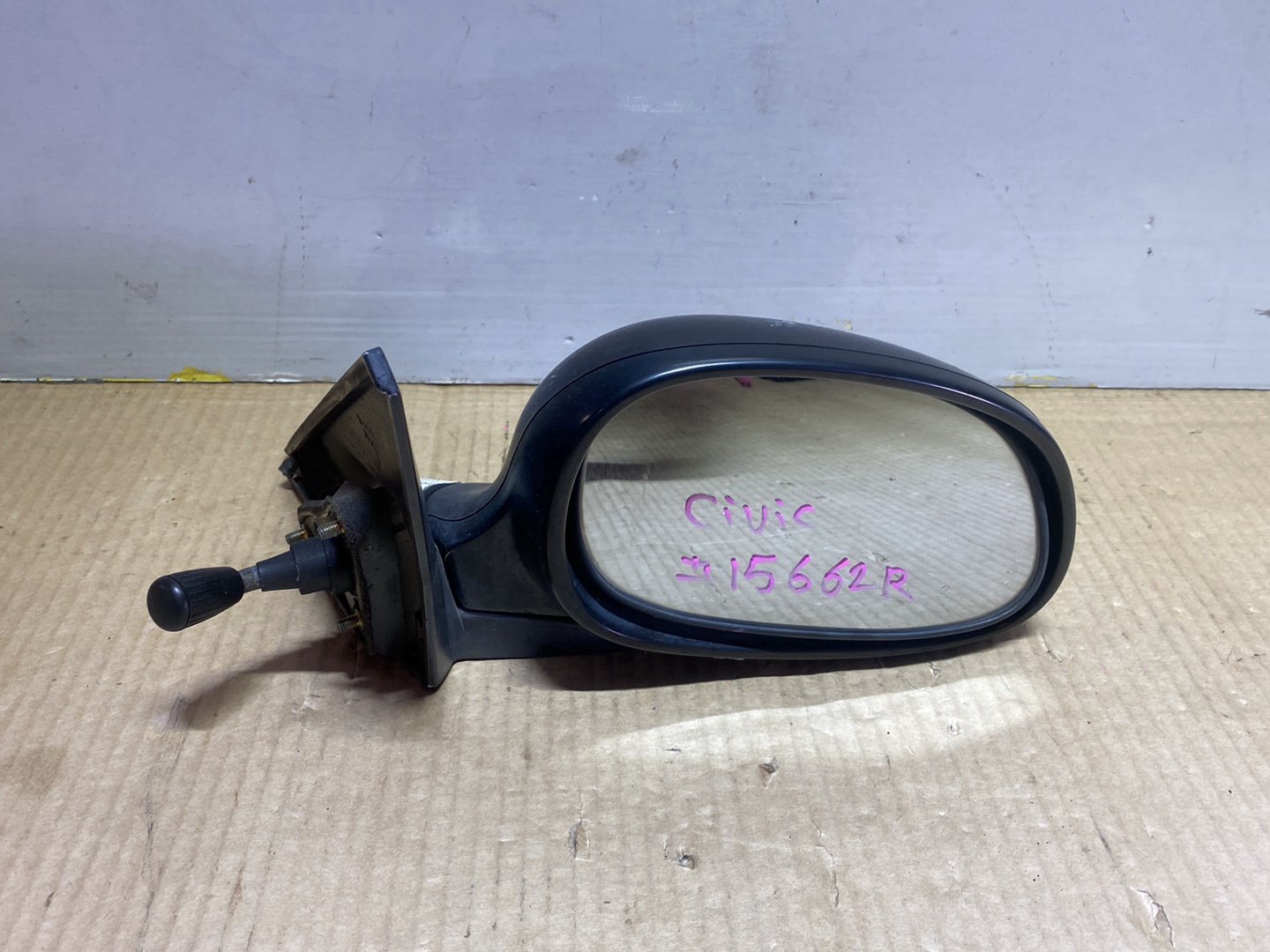 1994 Honda Civic 7A3EG8520RN00091 - Right Door Mirror PN: Manual