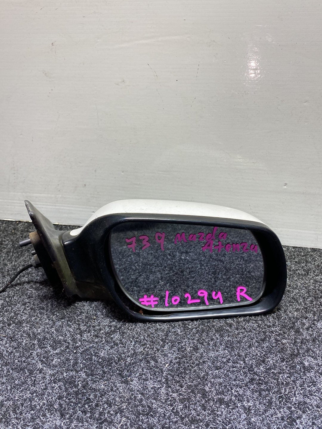 2004 Mazda Atenza GY3W - Right Door Mirror PN: 5 wire