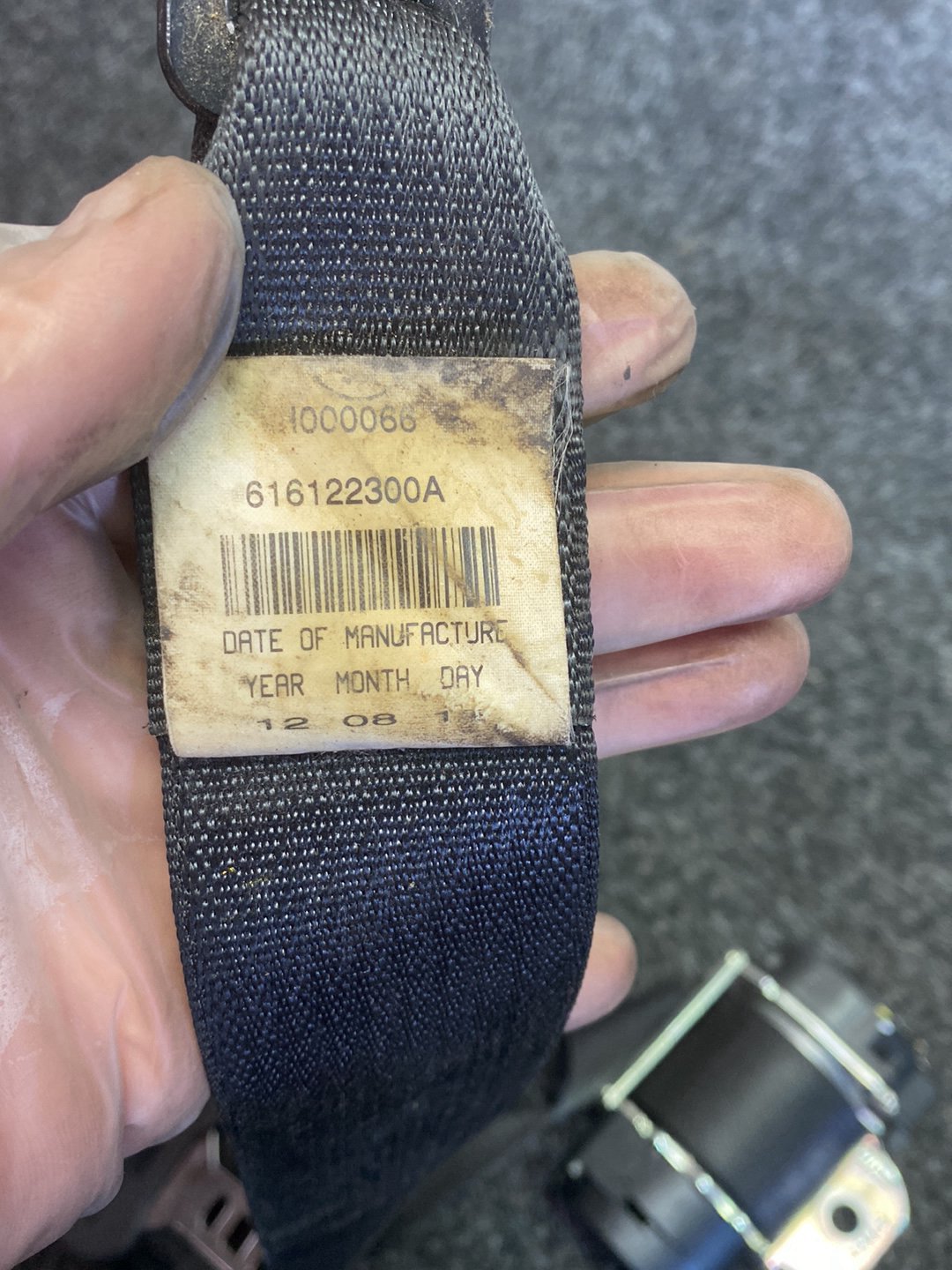 2010 Dodge Journey - Right Rear Seat belt