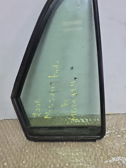 2006 Nissan Tiida- Right Rear Quarter Door Glass PN: