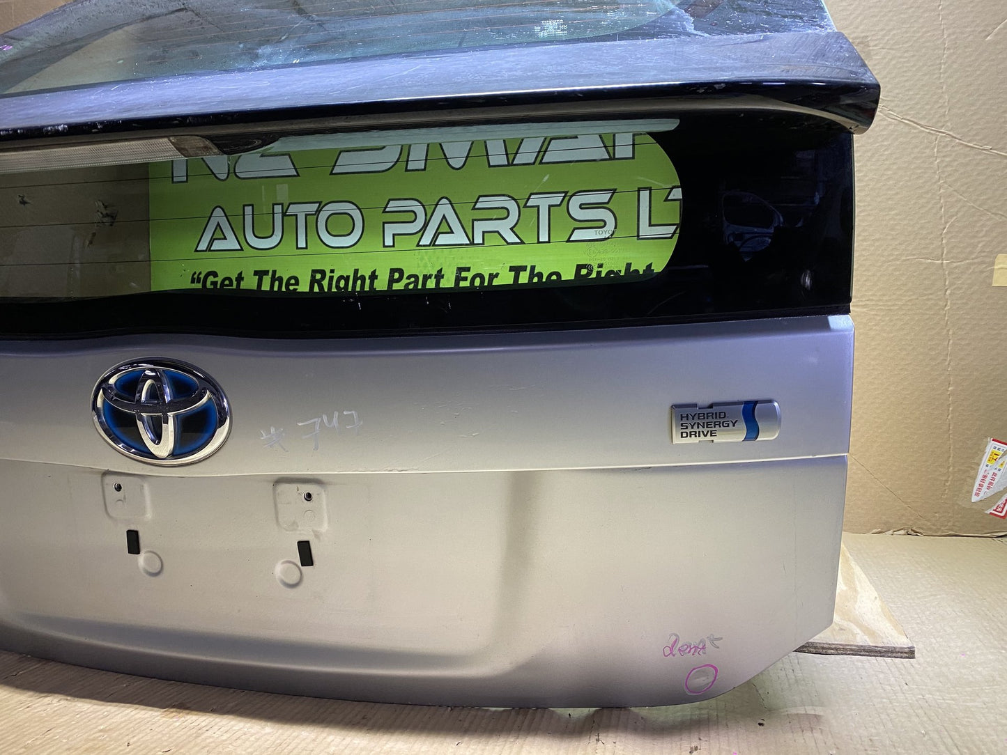 2014 Toyota Prius ZVW30 - Tailgate
