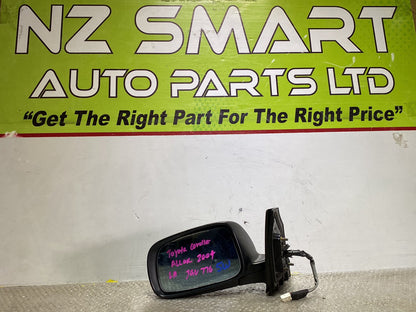2009  Used Toyota Corolla- Left Door Mirror PN: 5 wires