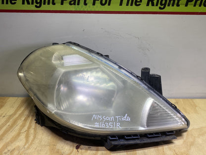 2007 Nissan Tiida C11 - Right Headlight PN: P4278