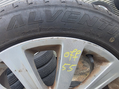 Subaru - Mag Wheel Set 5x100 Stud Pattern/ Wheel Size: 17x7 J/ Offset: 55