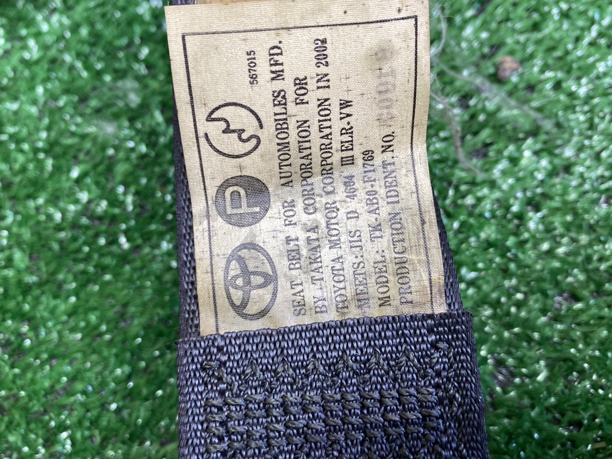 2002 Used Toyota Caldina - Left Rear Seat Belt PN: 7336020800C3