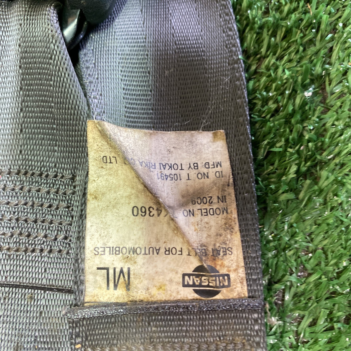 2010 Nissan March - Left Rear Seat Belt PN: 88845AX000