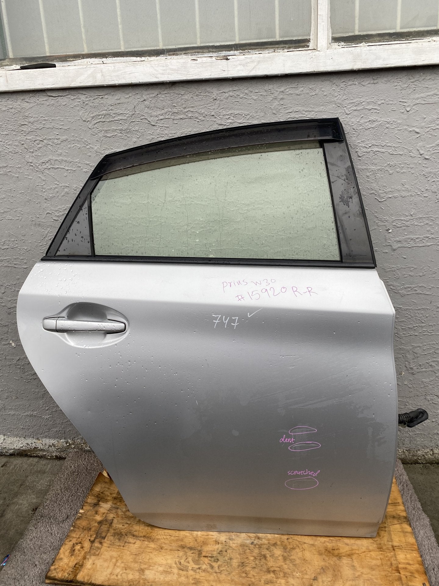 2014 Toyota Prius ZVW30 - Right Rear Door Shell