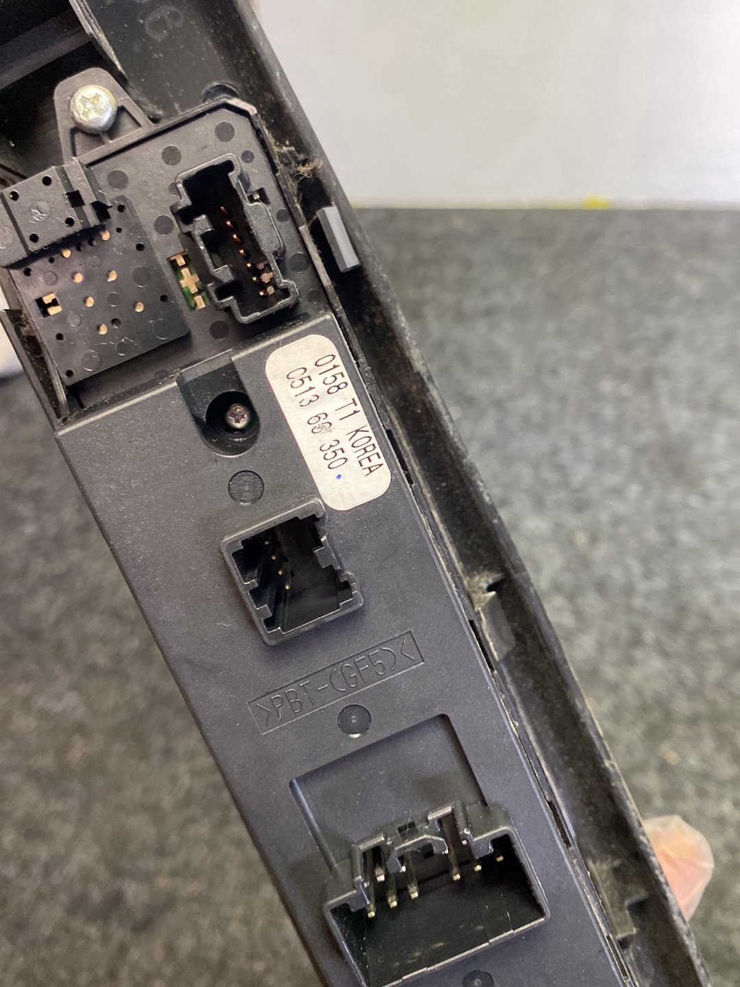 2010 Mazda Premacy - Master Power Window Switch