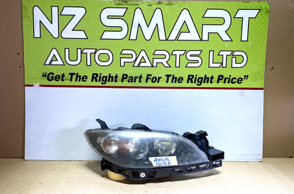 2006 Mazda Axela BK - Right Headlight Manual Adjust/ Non Hid/ Stanley P2690