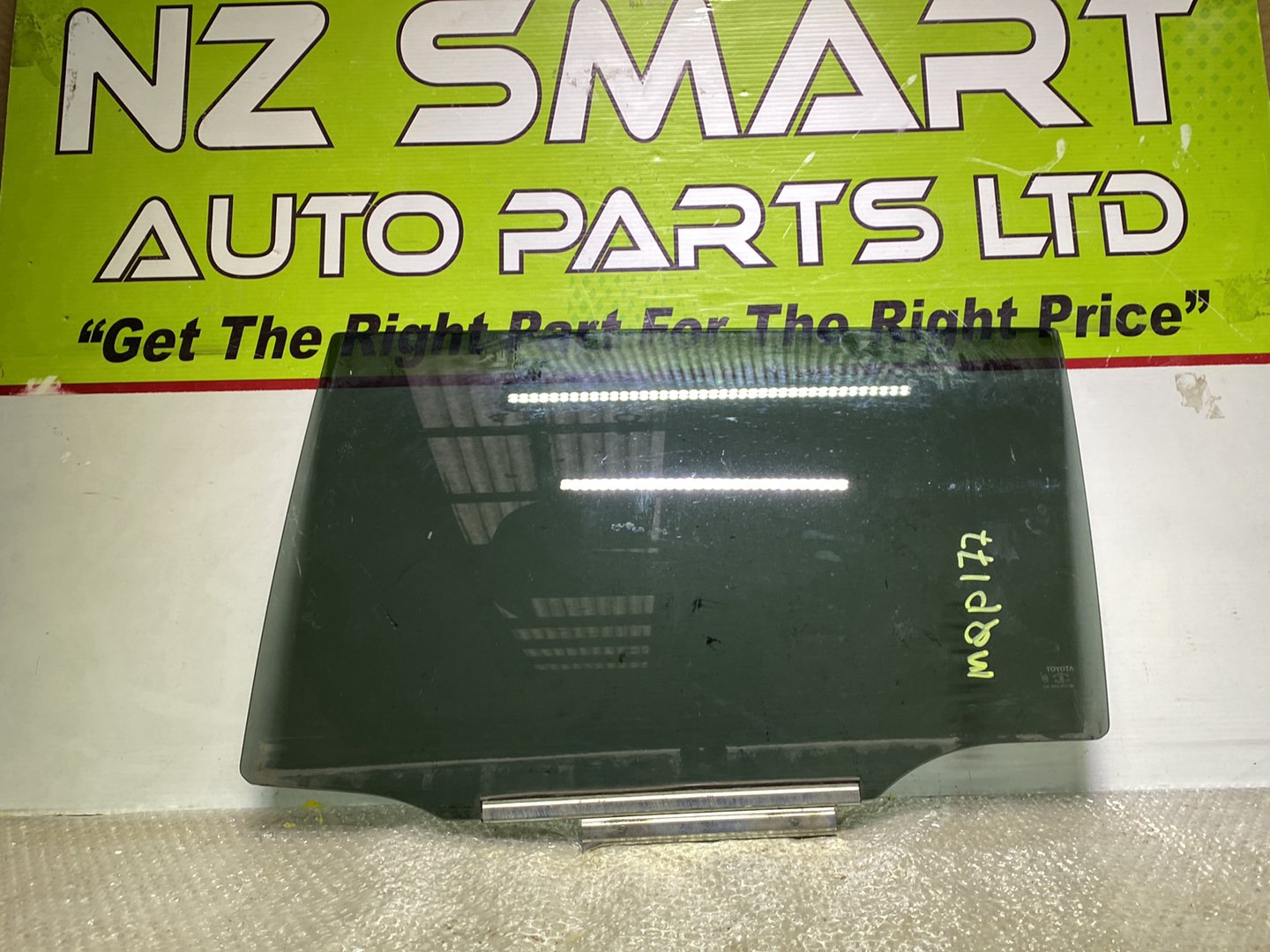 2007 Used Toyota Corolla- Left Rear Door Glass PN: see photos