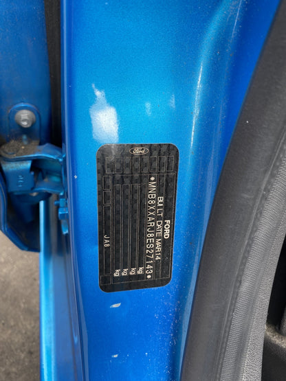 2014 Ford Fiesta Sport Dismantling For Parts