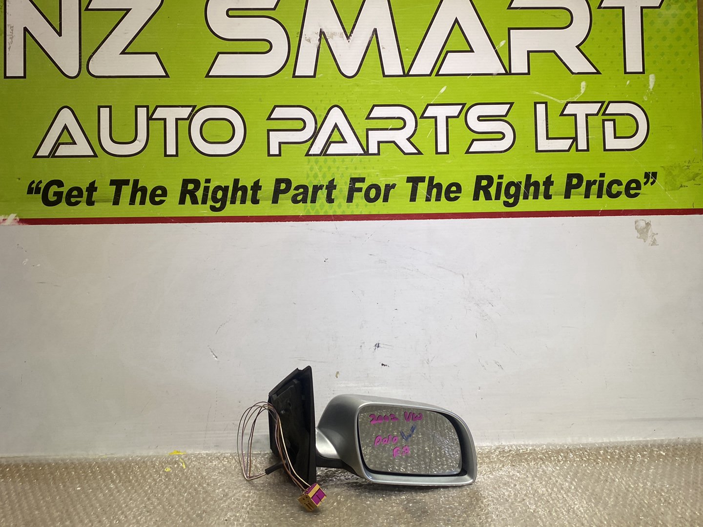 2002 Volkswagen Polo- Right Door Mirror PN: 5 wires