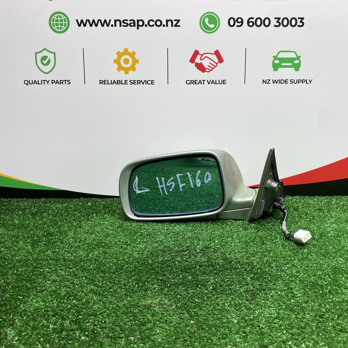 2005 Used Toyota Mark X - Left Door Mirror PN: 7 wires