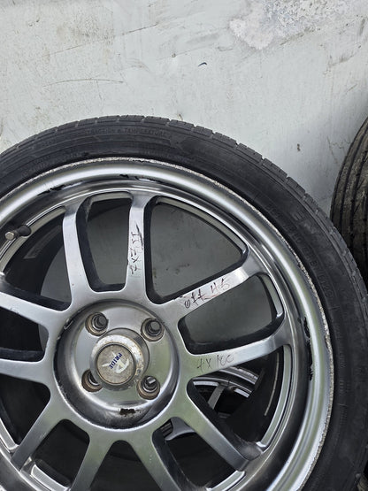 - Mag Wheel Set PN: Stud Pattern 4x100/ Wheel Size 17x7.5JJ/ Offset 45