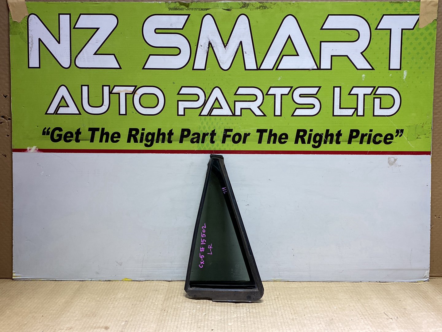 2013 Mazda CX-5 KE2AW - Left Rear Quarter Door Glass