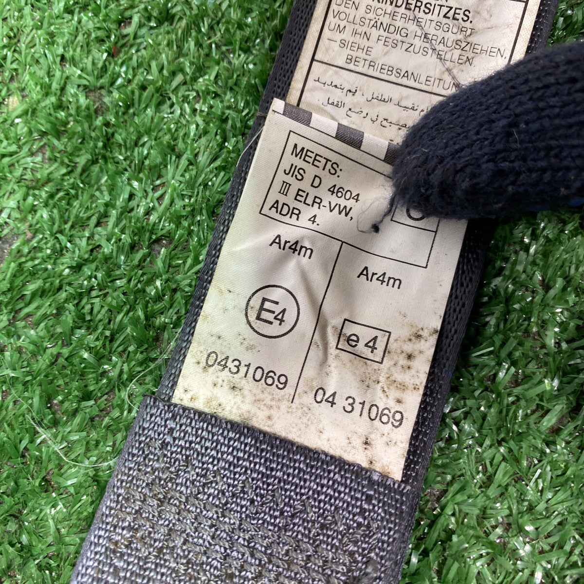 2004 Used Toyota Corolla - Left Rear Seat Belt PN: See photos