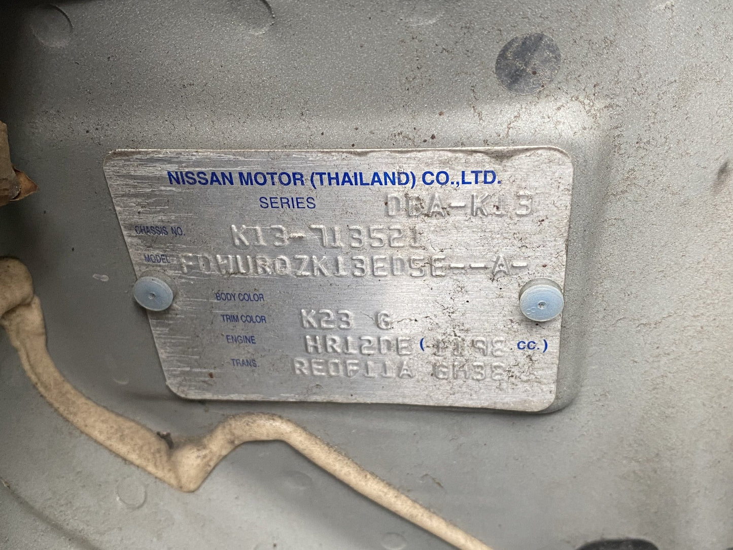 2012 Nissan March K13 Dismantling For Parts