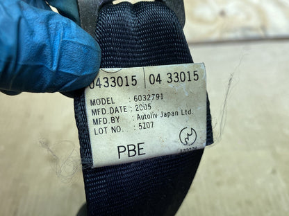 2005 Mazda Axela BK5P - Right Rear Seat belt