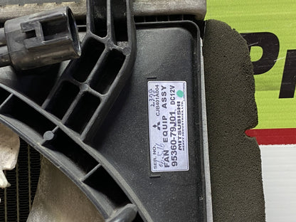 2006 Suzuki SX4 YA41S - Radiator and radiator fan complete