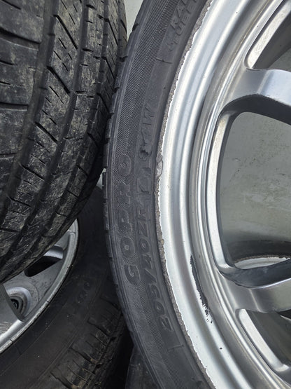 - Mag Wheel Set PN: Stud Pattern 4x100/ Wheel Size 17x7.5JJ/ Offset 45