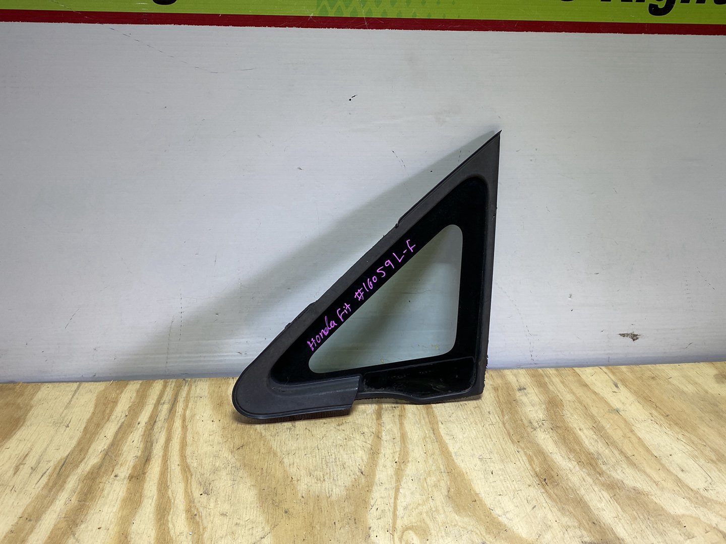 2005 Honda Fit - Left Front Quarter Door Glass