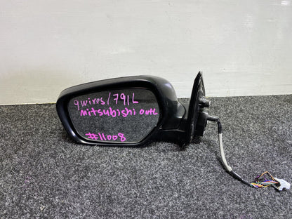 2009 Mitsubishi Outlander CW5W - Left Door Mirror PN: 9 wires