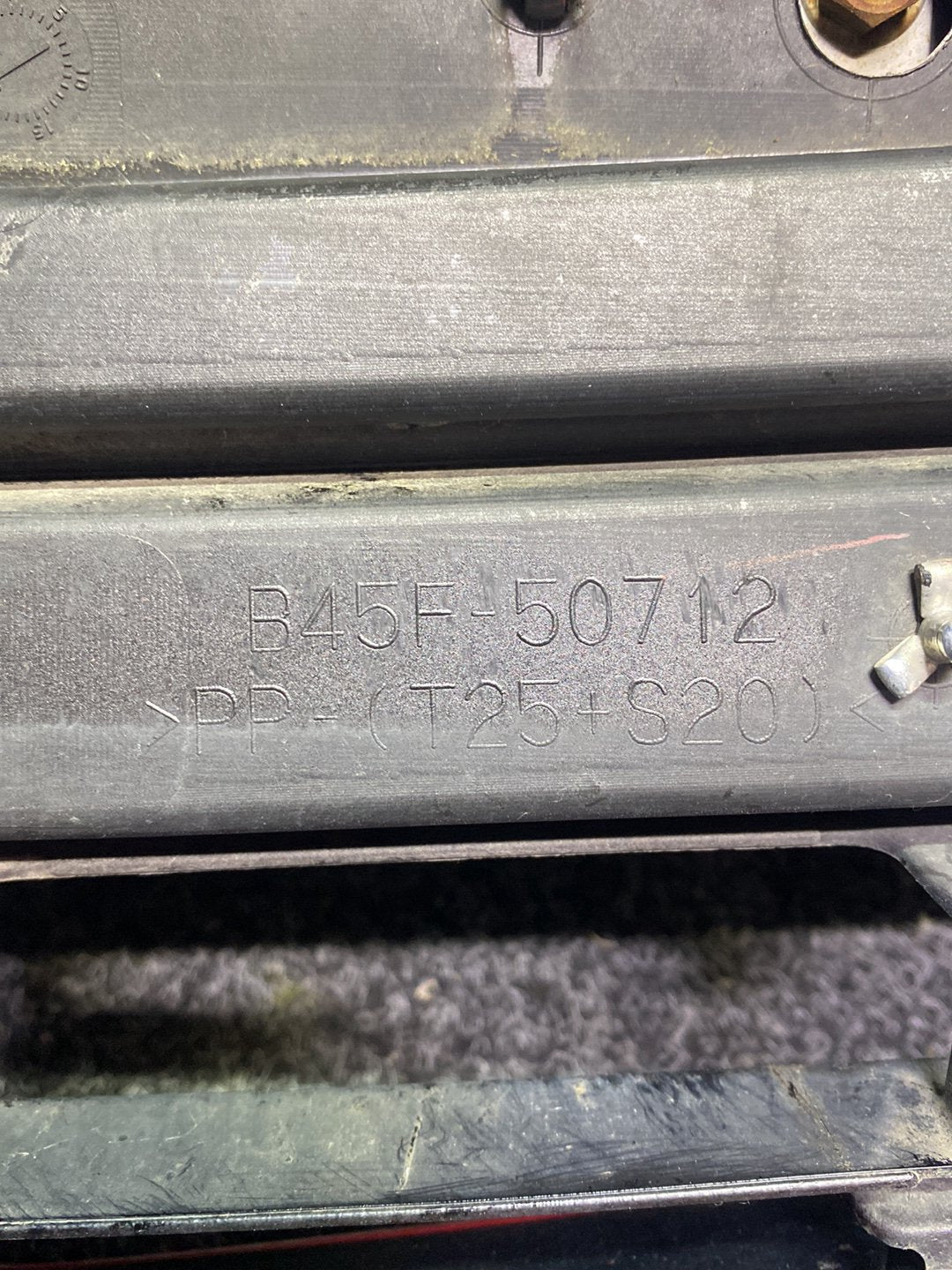 2014 Mazda Axela BM2FS - Upper Bumper Grille PN: B45F-50712
