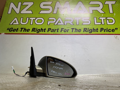 2004 Nissan Primera- Right Door Mirror PN: 5 wires