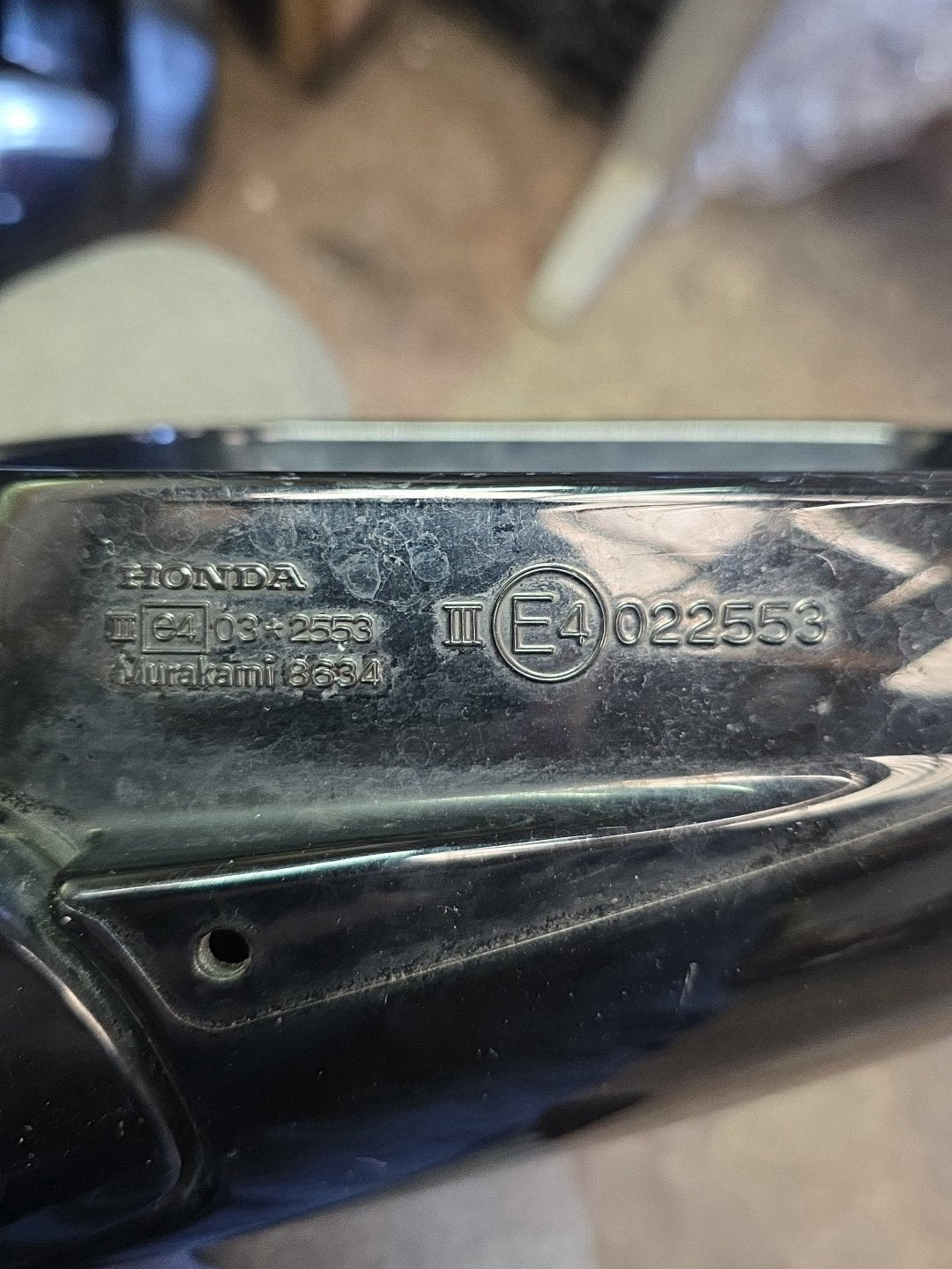 2009 Honda Accord- Right Door Mirror PN: 8 wires