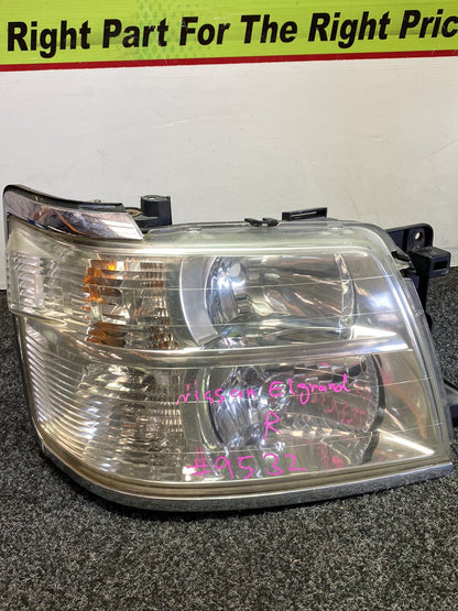 2001 Nissan Elgrand - Right Headlight PN: 100-24776