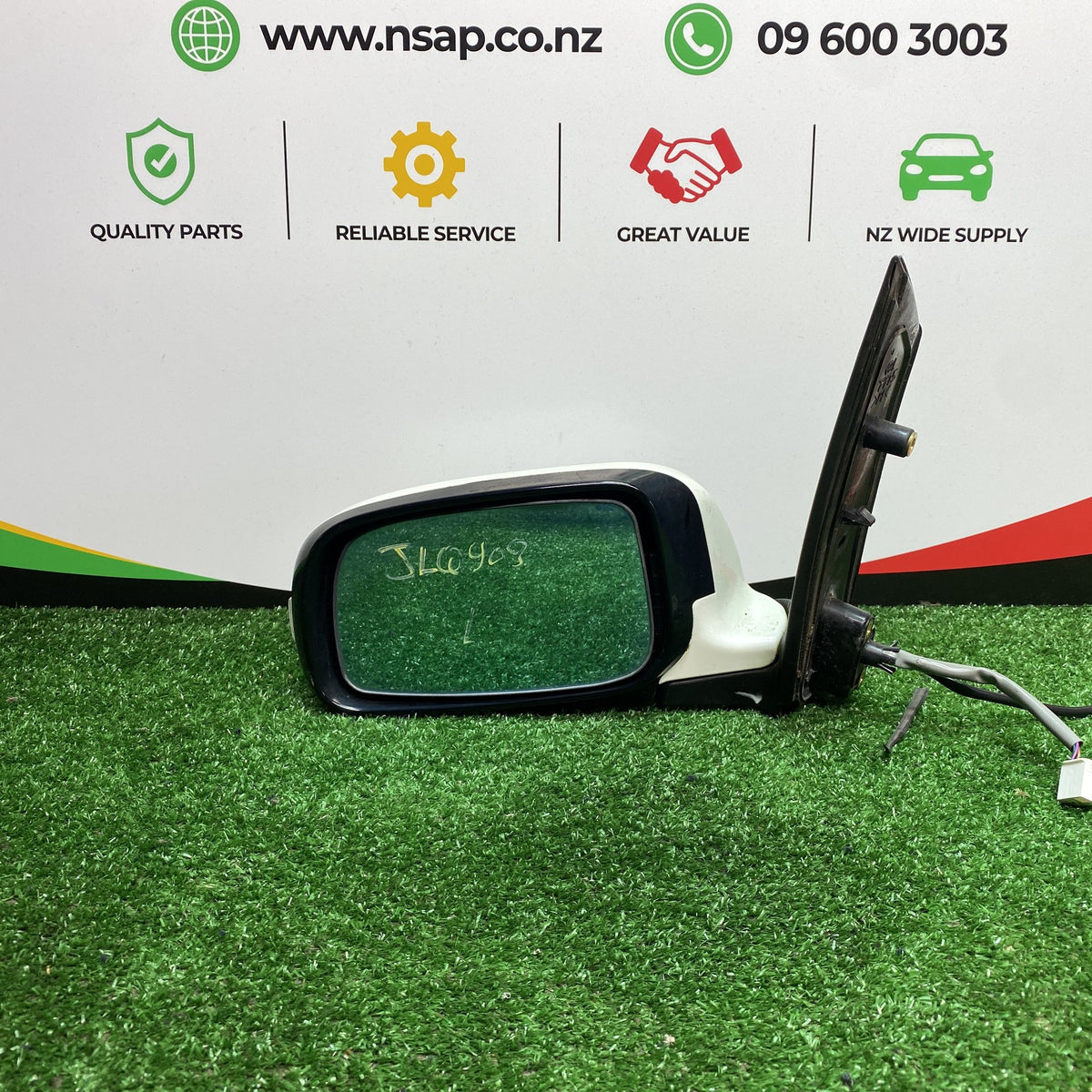 2006 Used Toyota Wish - Left Door Mirror PN: 2 Wires