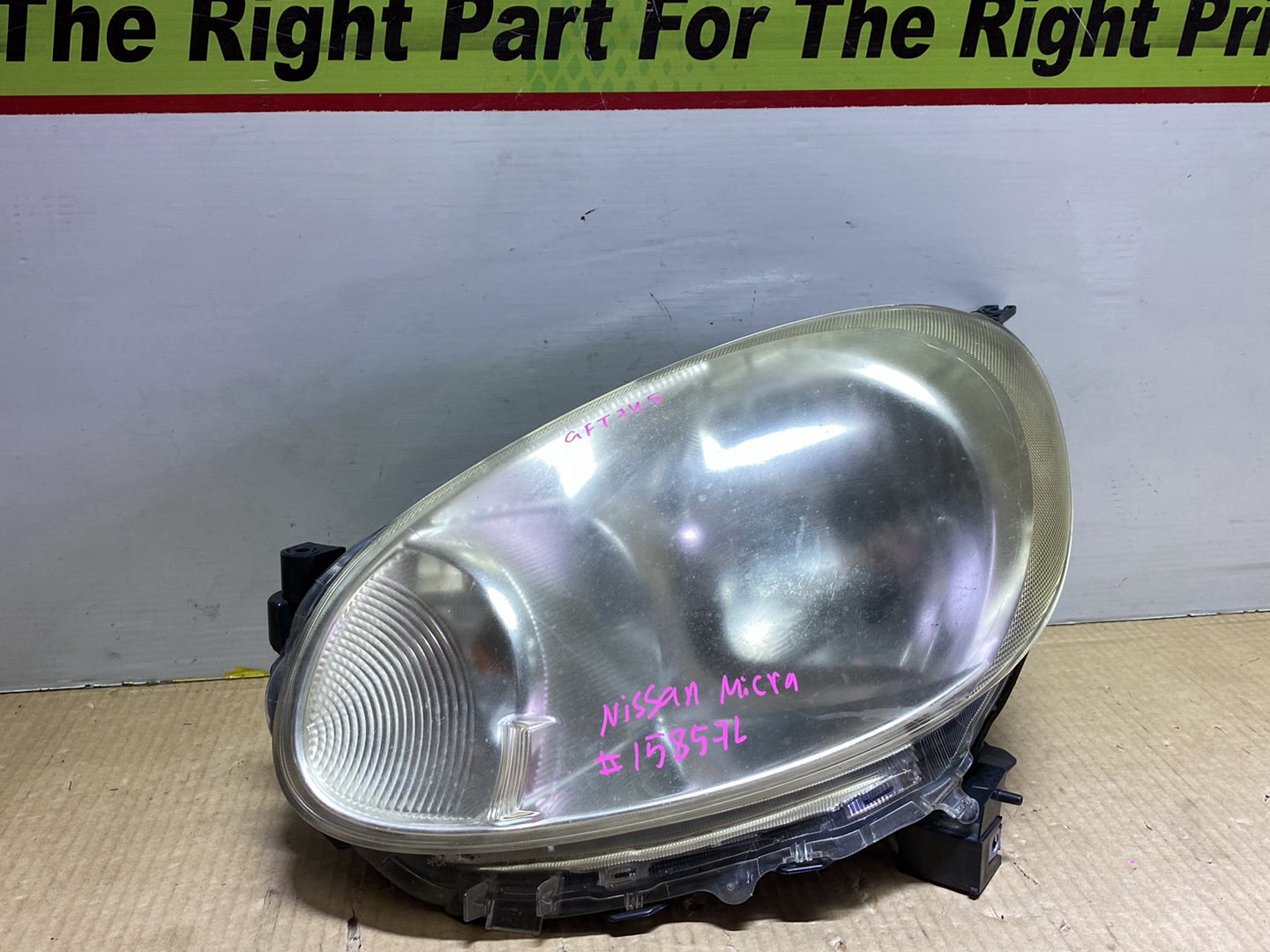 2012 Nissan Micra - Left Headlight PN: ICHIKOH H009