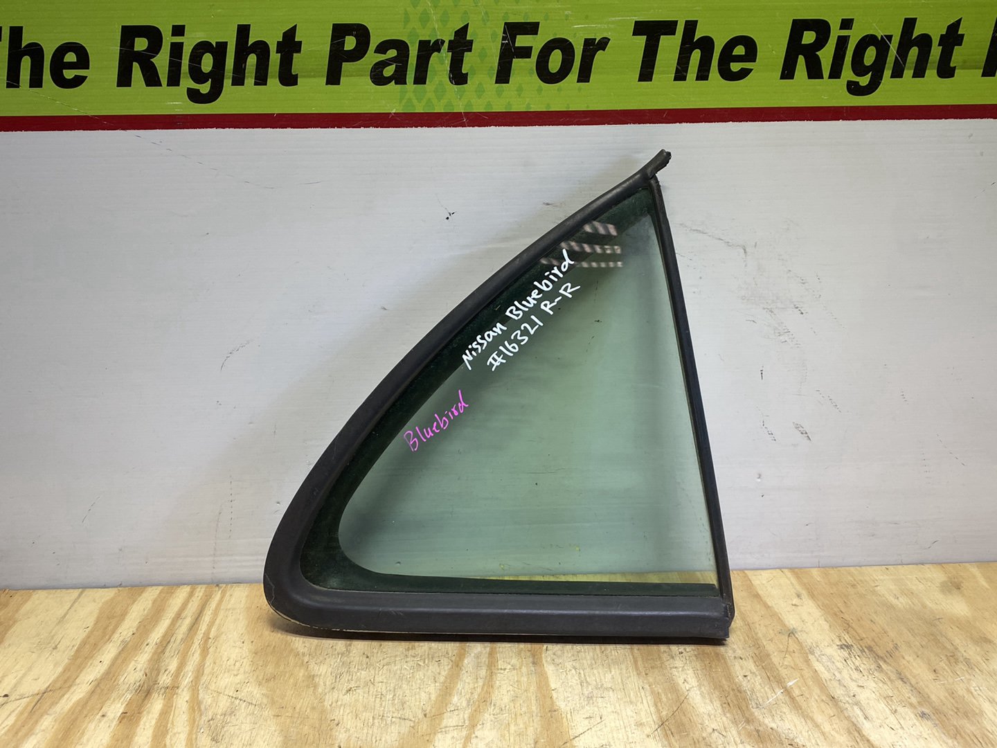 2005 Nissan Bluebird - Right Rear Quarter Door Glass